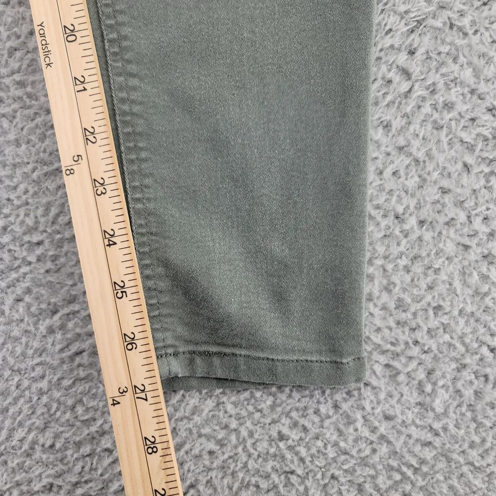 Democracy Jeans Womens 12 Green Denim Skinny Ab Solution Dark Wash Mid Rise - Picture 8 of 10
